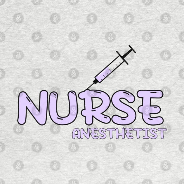 Nurse Anesthetist (CRNA) Purple by MedicineIsHard